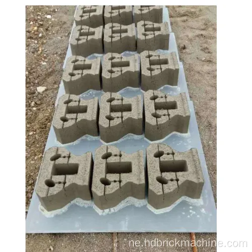 इजिप्टको लागि पक्की कंक्रीट ईंट PVC प्यालेट (1100*850*22mm)